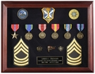 12" x 16" Cherry Shadowbox Medal Display Frame 12" x 16" Cherry Shadowbox Medal Display Frame
