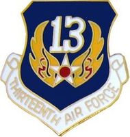 13th Air Force Pin