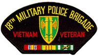 18th Military Police Brigade Vietnam Veteran Patch - BACK ORDER 