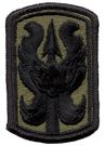 199th Infantry Brigade Subdued Rgeulation Military Patch