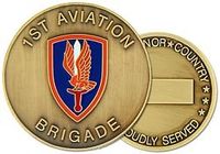 1st Aviation Bricade Challenge Coin