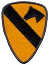 1st Cavalry Division Patch 5.5"