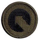 1st  Logistic Command Subdued Regulation Military Patch