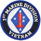 1st Marine Division Vietnam Patch 1st Marine Division Vietnam Patch