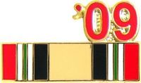 2009 Iraq War Campaign Ribbon Pin