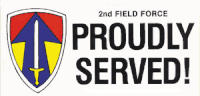 2nd Field Force Bumper Sticker