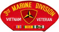 3rd Marine Division Vietnam Veteran Patch
