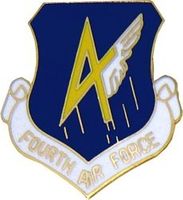 4th Air Force Pin