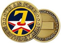 7th Air Force Challenge Coin - BACK ORDER 