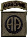 82nd Airborne Division Subdued Shoulder Patch