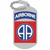 82nd Airborne Division Dog Tag Pin