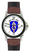 8th Infantry Division Watch With Leather Band