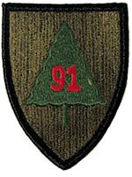 91st Division Regulation Military Patch (Current)