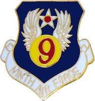 9th Air Force Pin