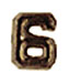 Bronze Numeral "6" Device