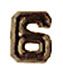 Bronze Numeral "6" Device