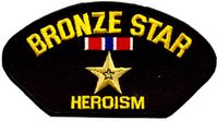 Bronze Star Heroism Patch