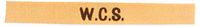 Brown on Tan Name Tape (Sheriff) - Set of 3