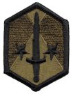 Cap Mil Asst Cmd Subdued Regulation Military Patch