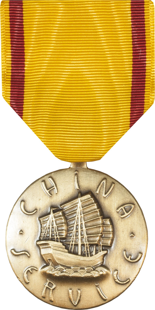 Chinese Service Ribbon China Service Medal