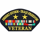 Desert Storm Operation Iraqi Freedom Veteran Patch 
