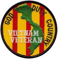 God Duty Country Vietnam Patch