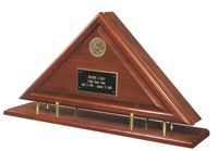 Heritage Flag Case With 21 Gun Salute Pedestal