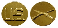Infantry Enlisted Collar Device (Set) 