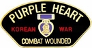 Korea Combat Wounded Pin