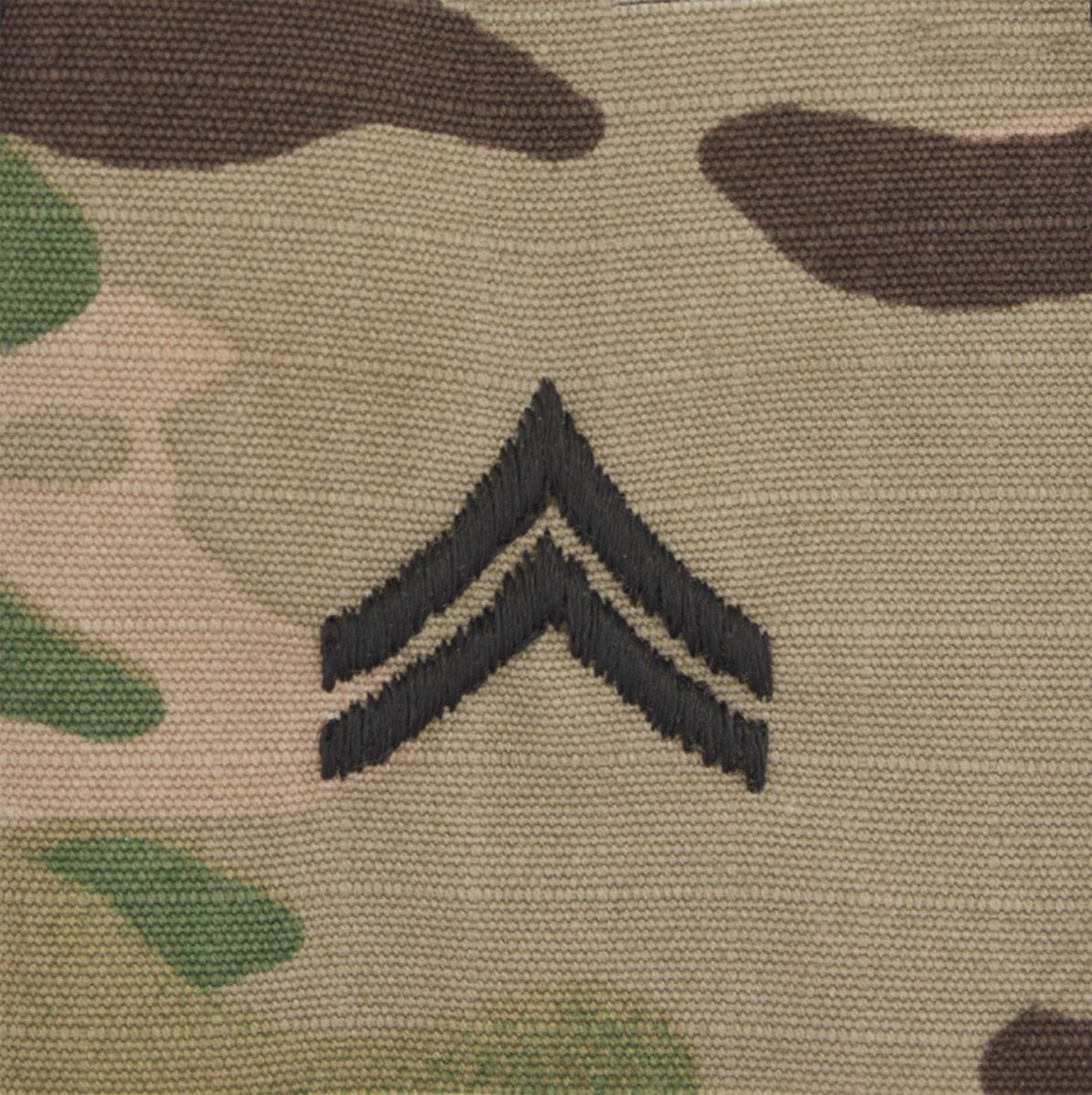 OCP Corporal CPL E4 Army Rank 2x2 Hemmed Sew On