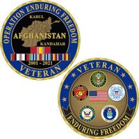 Afghanistan OEF Vet Challenge Coin