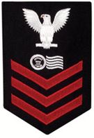 Postal Clerk (PC) Navy Rate Patch 1st-3rd Class - OUT OF STOCK