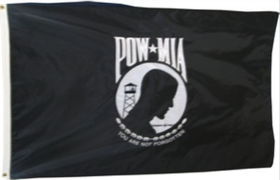 POW-MIA Double Sided 3' X 5' Flag