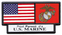 Proud Parent of a U.S. Marine Pride Tag