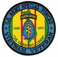 Special Forces Vietnam Veteran Patch
