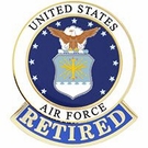 U.S.A.F. Retired Pin U.S.A.F. Retired Pin