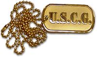 U.S. Coast Guard Military Branch Of Service Dog Tag