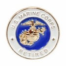 U.S. Marine Corps Retired Lapel Pin
