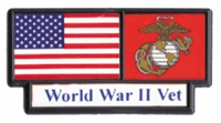 U.S. Marine Corps WW II Veteran Pride Tag
