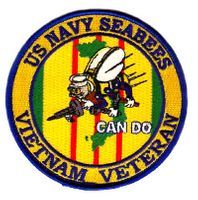 U.S. Navy SeaBees Vietnam Veteran Patch 