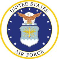 USAF 10" Embroidered Back Patch