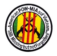 Vietnam POW/MIA Patch - BACK ORDER 