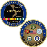 Vietnam Vet Challenge Coin 