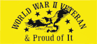 WW II Veteran Bumper Sticker