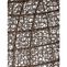 Hanover Outdoor Wicker Rattan Hanging Egg Chair Swing with Round Cushion and Mosaic Pattern in Orange