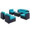 Modway Aero 7 Piece Outdoor Patio Sectional Set