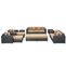 Modway Eclipse 9 Piece Outdoor Patio Sofa Set