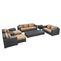 Modway Eclipse 9 Piece Outdoor Patio Sofa Set