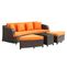 Modway Monterey 4 Piece Outdoor Patio Sofa Set