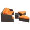 Modway Monterey 4 Piece Outdoor Patio Sofa Set